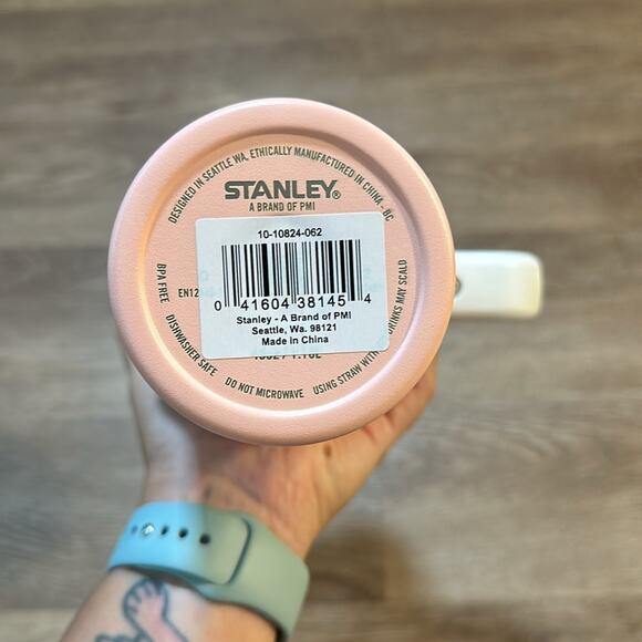 NEW Stanley Adventure Quencher 40oz H2.O Flowstate Peach Colorblock Tumbler - Picture 5 of 5